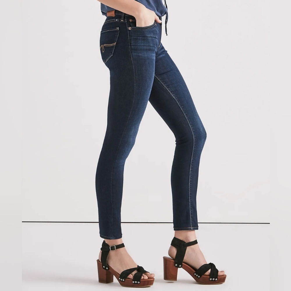 Lucky Brand LOLITA Skinny Dark Rinse Denim Wash Jeans